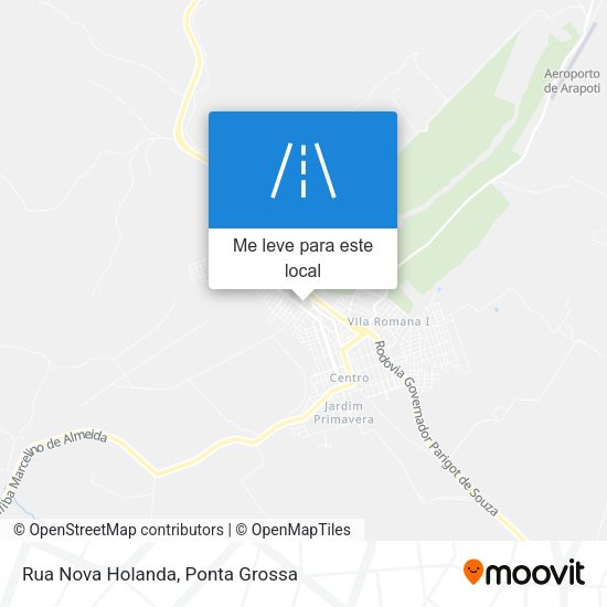 Rua Nova Holanda mapa