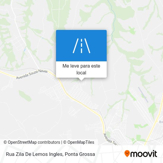 Rua Zila De Lemos Ingles mapa