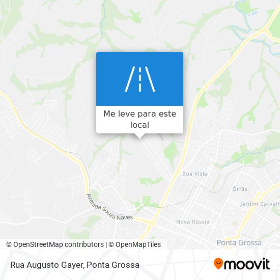 Rua Augusto Gayer mapa