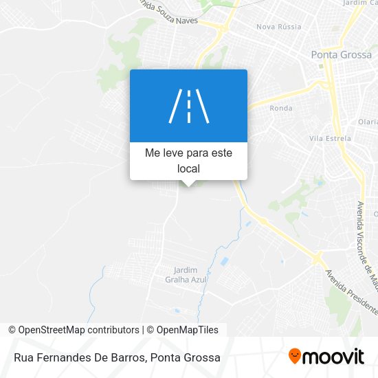 Rua Fernandes De Barros mapa