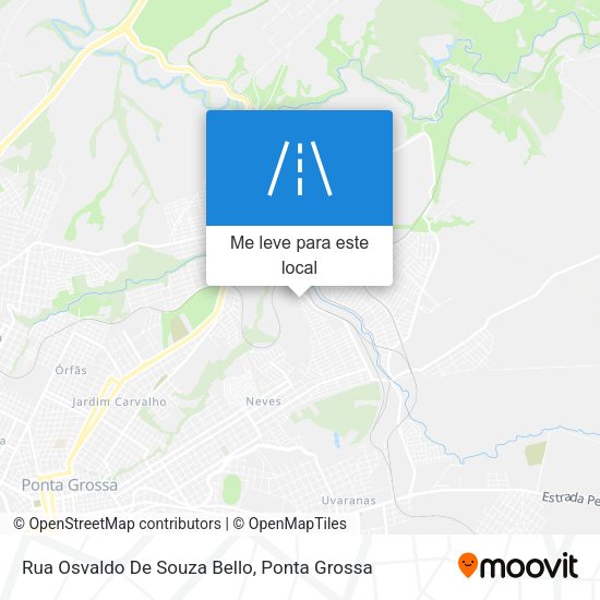 Rua Osvaldo De Souza Bello mapa