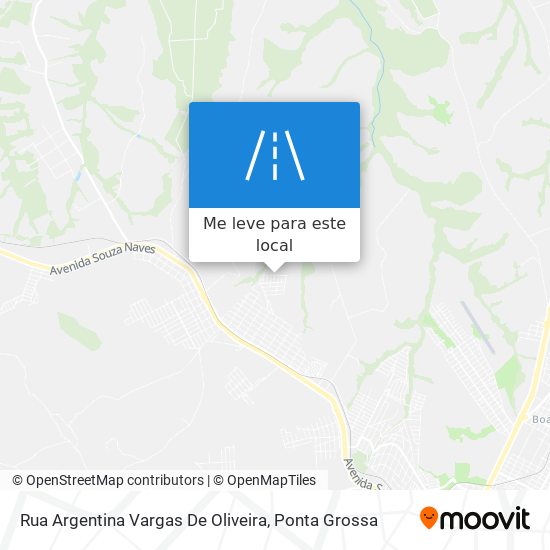 Rua Argentina Vargas De Oliveira mapa