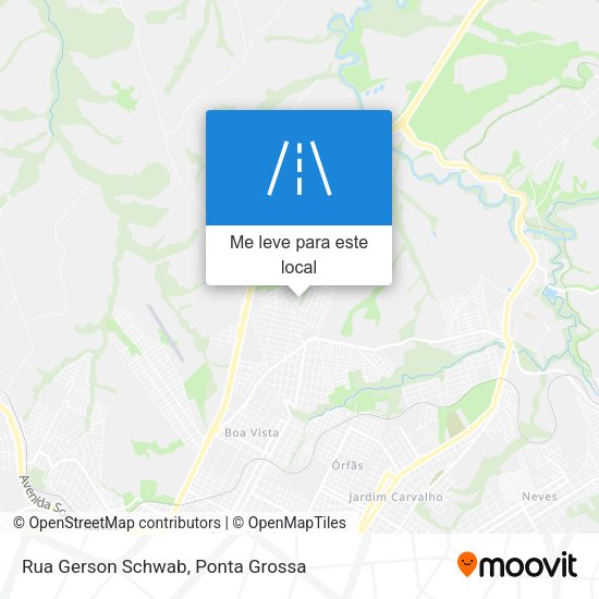 Rua Gerson Schwab mapa