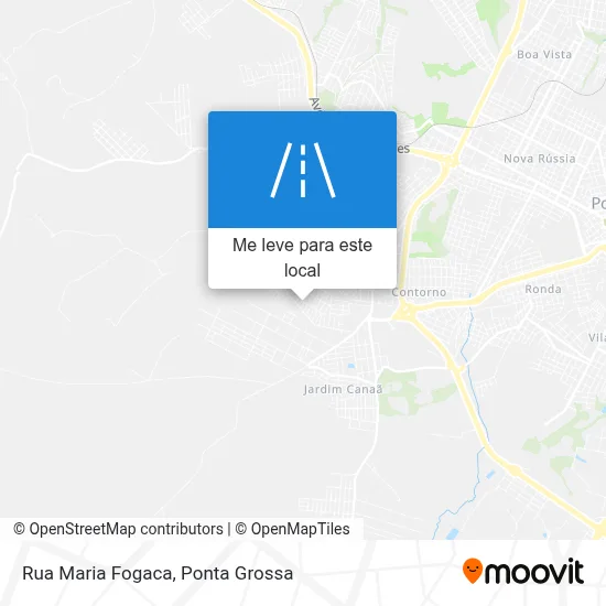 Rua Maria Fogaca mapa