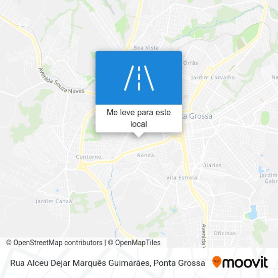 Rua Alceu Dejar Marquês Guimarães mapa
