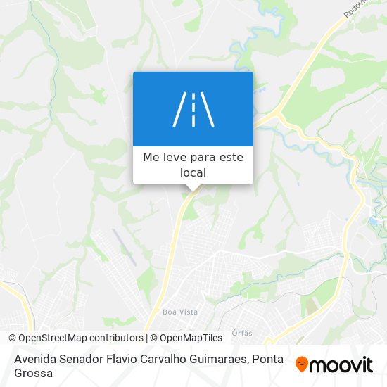 Avenida Senador Flavio Carvalho Guimaraes mapa