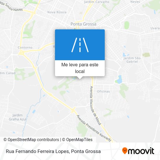 Rua Fernando Ferreira Lopes mapa
