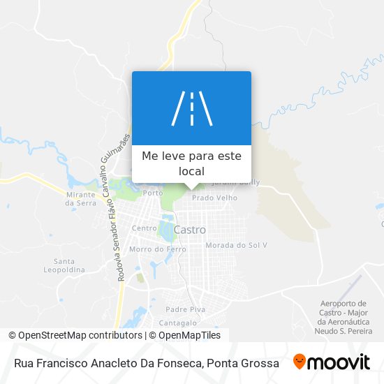 Rua  Francisco Anacleto Da Fonseca mapa