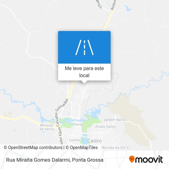 Rua Miraita Gomes Dalarmi mapa