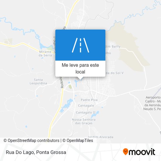 Rua Do Lago mapa