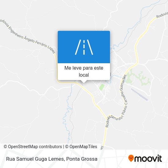 Rua Samuel Guga Lemes mapa