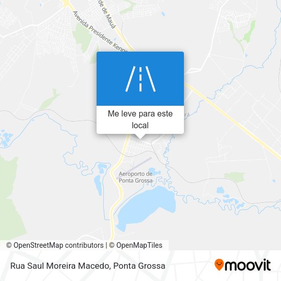 Rua Saul Moreira Macedo mapa