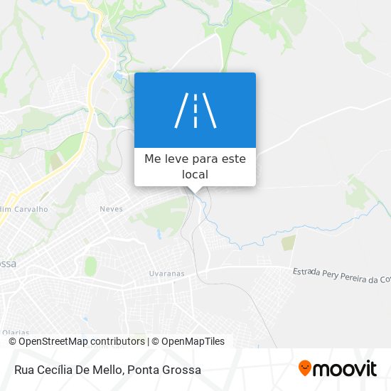 Rua Cecília De Mello mapa