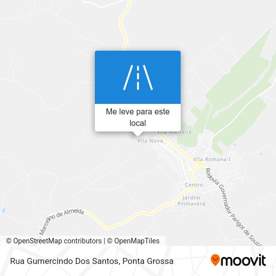 Rua Gumercindo Dos Santos mapa