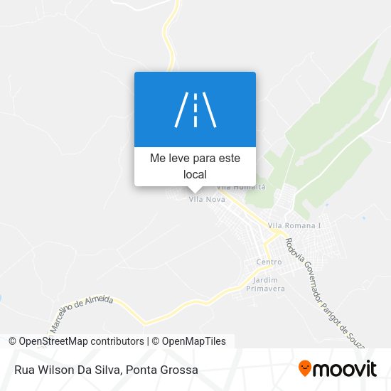 Rua Wilson Da Silva mapa