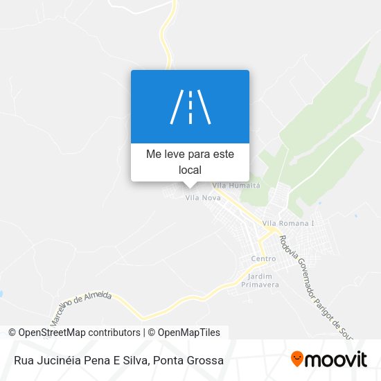 Rua Jucinéia Pena E Silva mapa