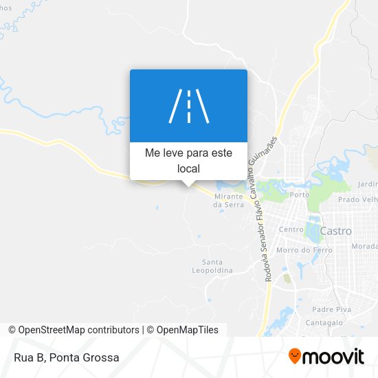 Rua B mapa