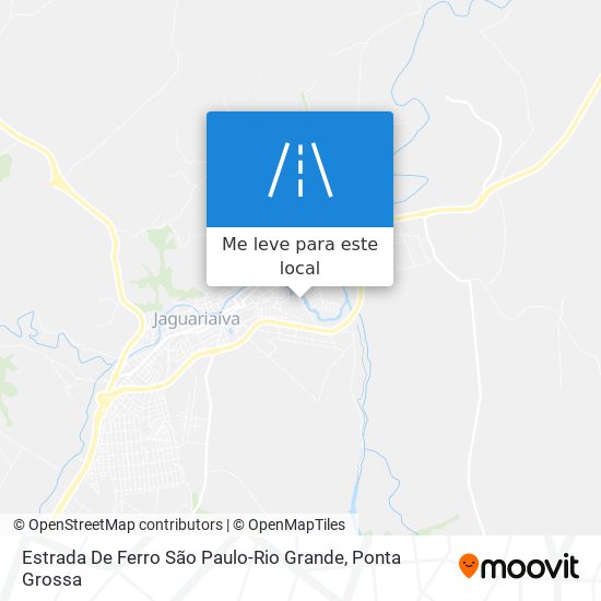 Estrada De Ferro São Paulo-Rio Grande mapa