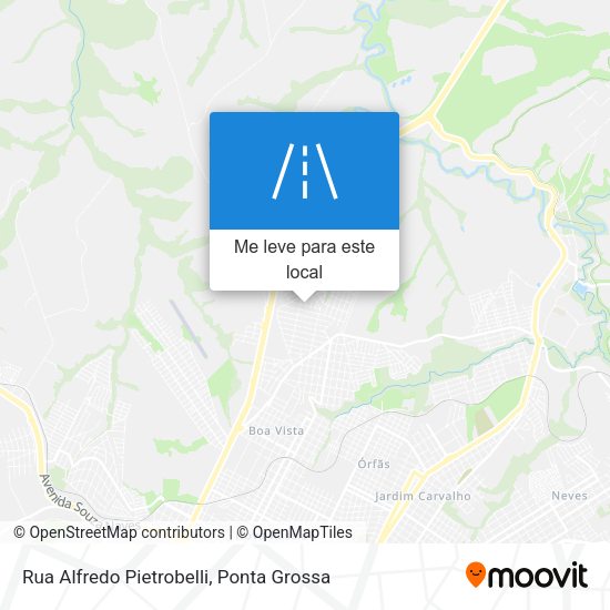 Rua Alfredo Pietrobelli mapa