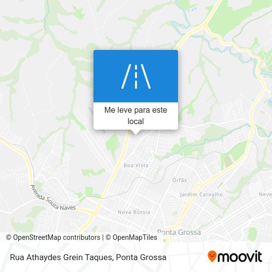 Rua Athaydes Grein Taques mapa