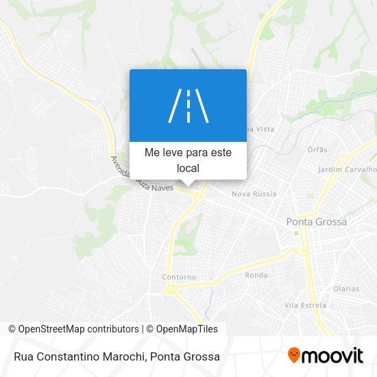 Rua Constantino Marochi mapa