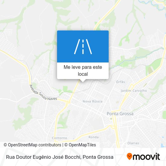 Rua Doutor Eugênio José Bocchi mapa