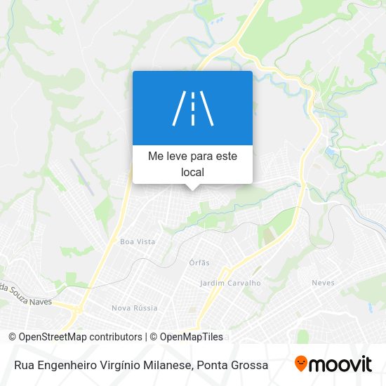 Rua Engenheiro Virgínio Milanese mapa