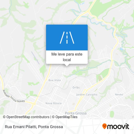 Rua Ernani Pilatti mapa
