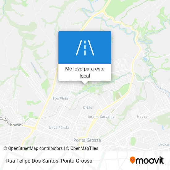 Rua Felipe Dos Santos mapa