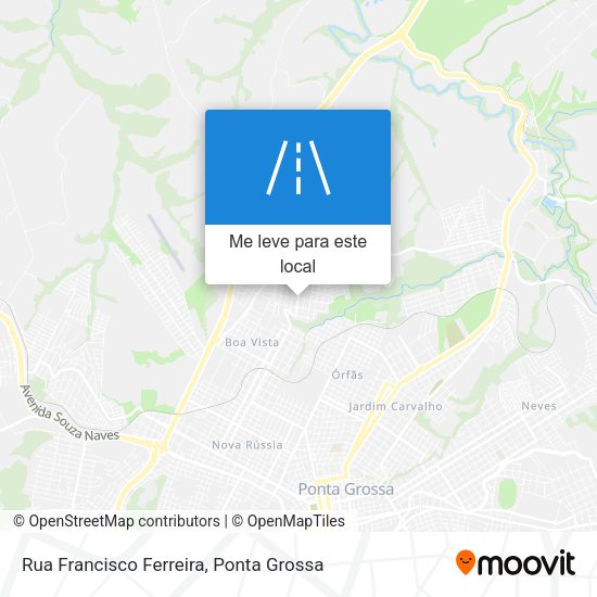 Rua Francisco Ferreira mapa