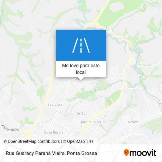 Rua Guaracy Paraná Vieira mapa