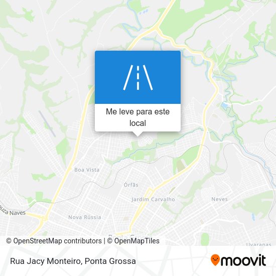 Rua Jacy Monteiro mapa