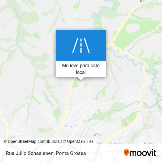 Rua Júlio Schasiepen mapa