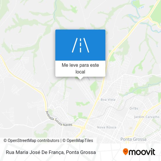 Rua Maria José De França mapa
