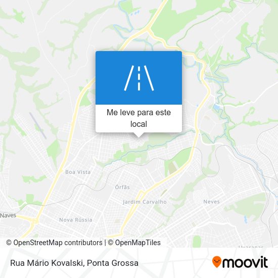 Rua Mário Kovalski mapa