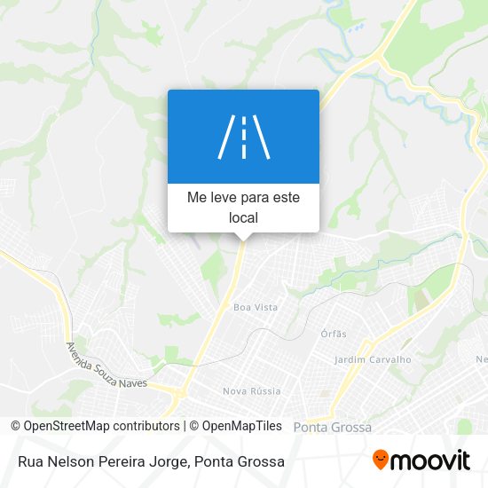 Rua Nelson Pereira Jorge mapa
