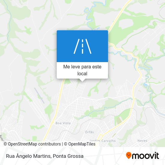Rua Ângelo Martins mapa