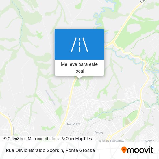Rua Olívio Beraldo Scorsin mapa