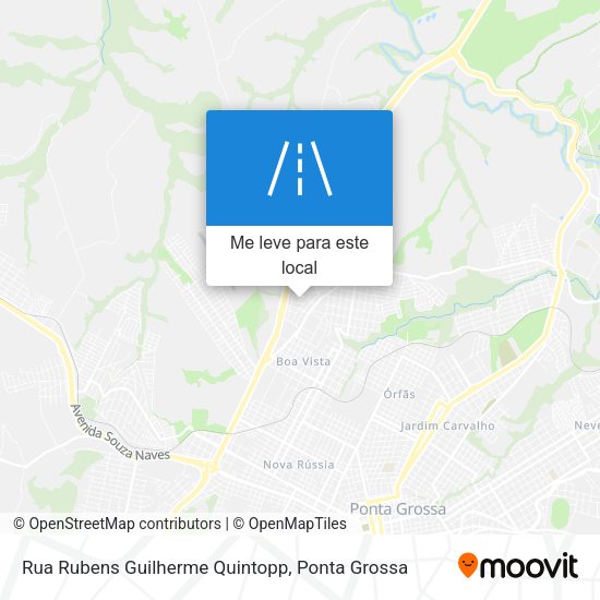 Rua Rubens Guilherme Quintopp mapa