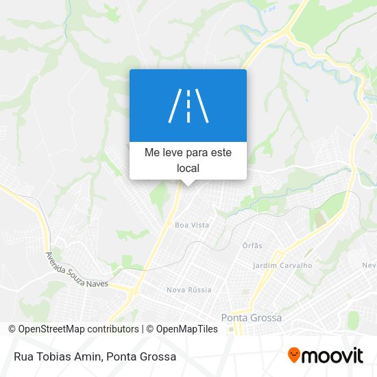 Rua Tobias Amin mapa