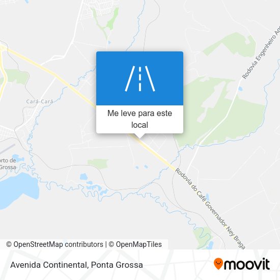 Avenida Continental mapa