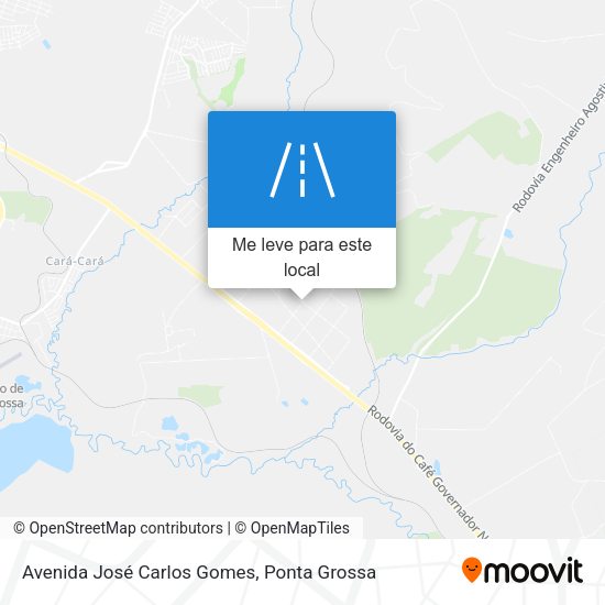 Avenida José Carlos Gomes mapa