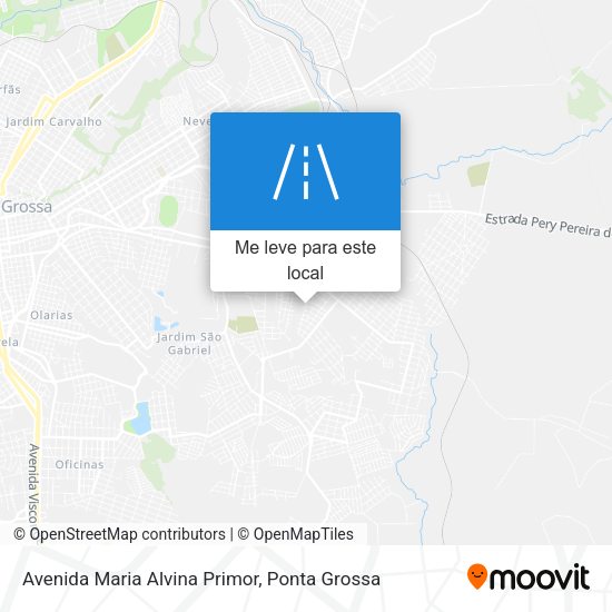 Avenida Maria Alvina Primor mapa