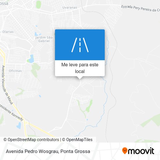 Avenida Pedro Wosgrau mapa