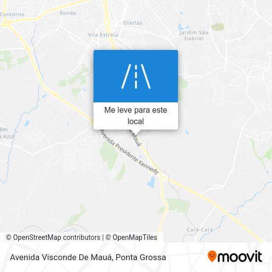 Avenida Visconde De Mauá mapa