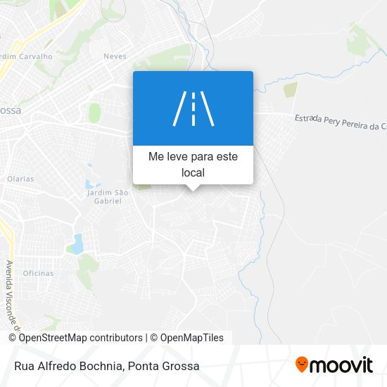 Rua Alfredo Bochnia mapa