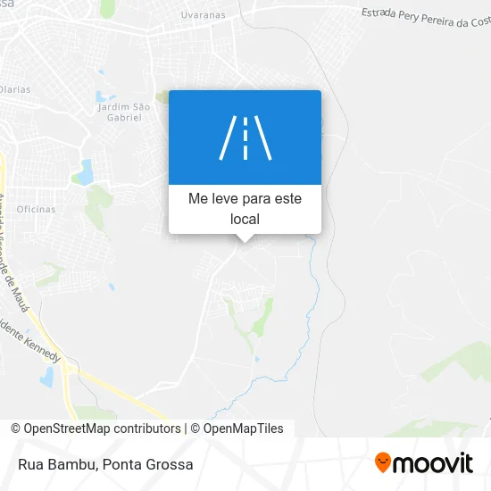Rua Bambu mapa
