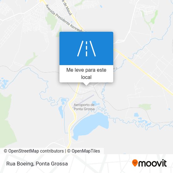 Rua Boeing mapa