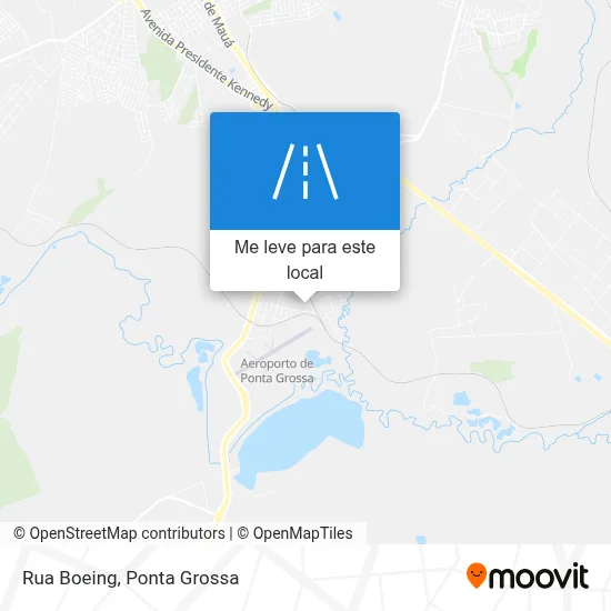 Rua Boeing mapa