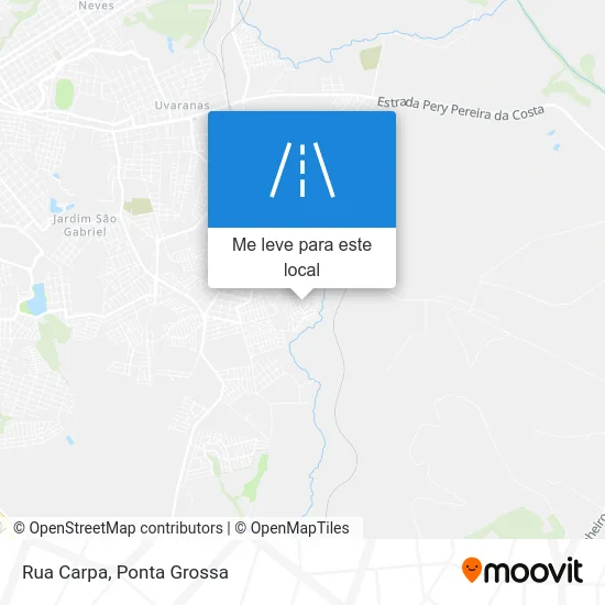 Rua Carpa mapa